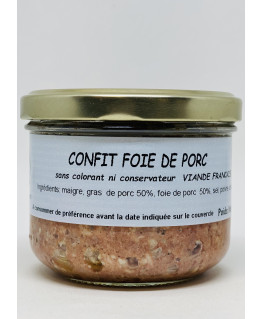 Confit foie de porc