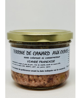 Terrine de canard aux olives