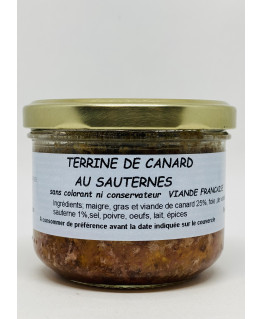 Terrine de canard au Sauternes