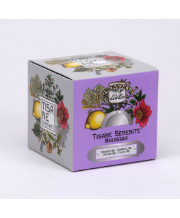 Tisane sérénité boite cube Métal