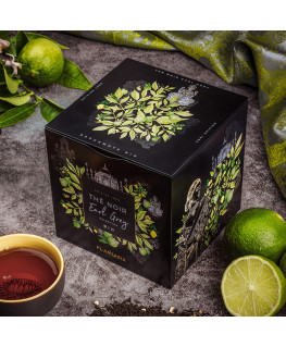 Cube métal thé noir earl...