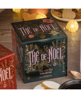 Cube métal thé Noël thé...