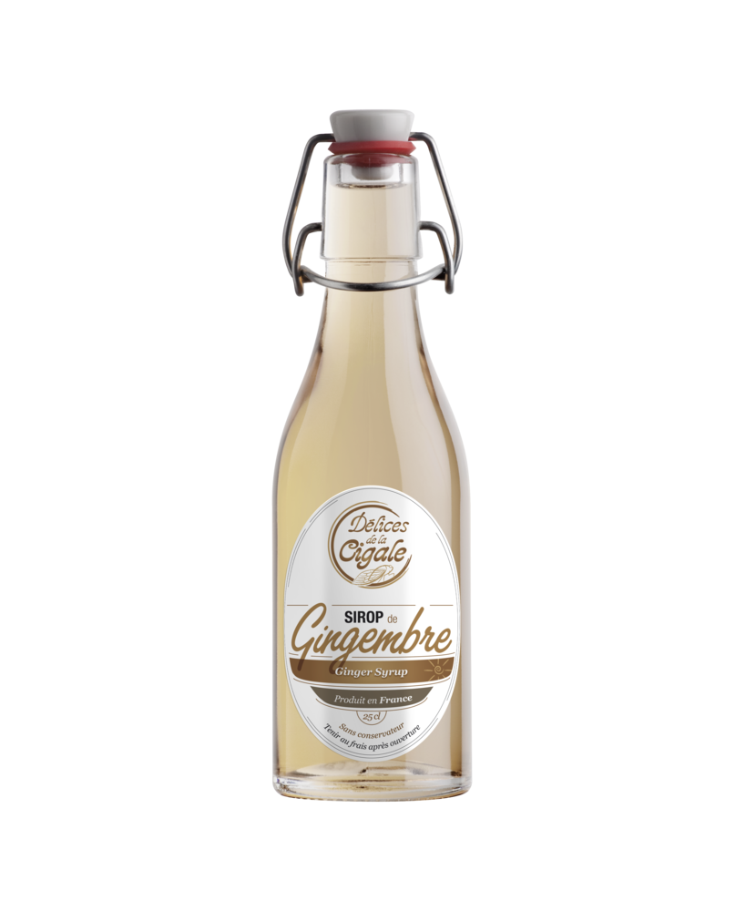 Sirop gingembre citron 25cl - Les Délices d'Emile