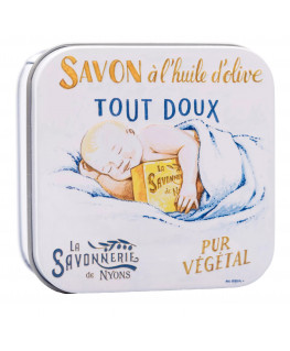 Boite Métal Bébé Douceur & Savon 100g