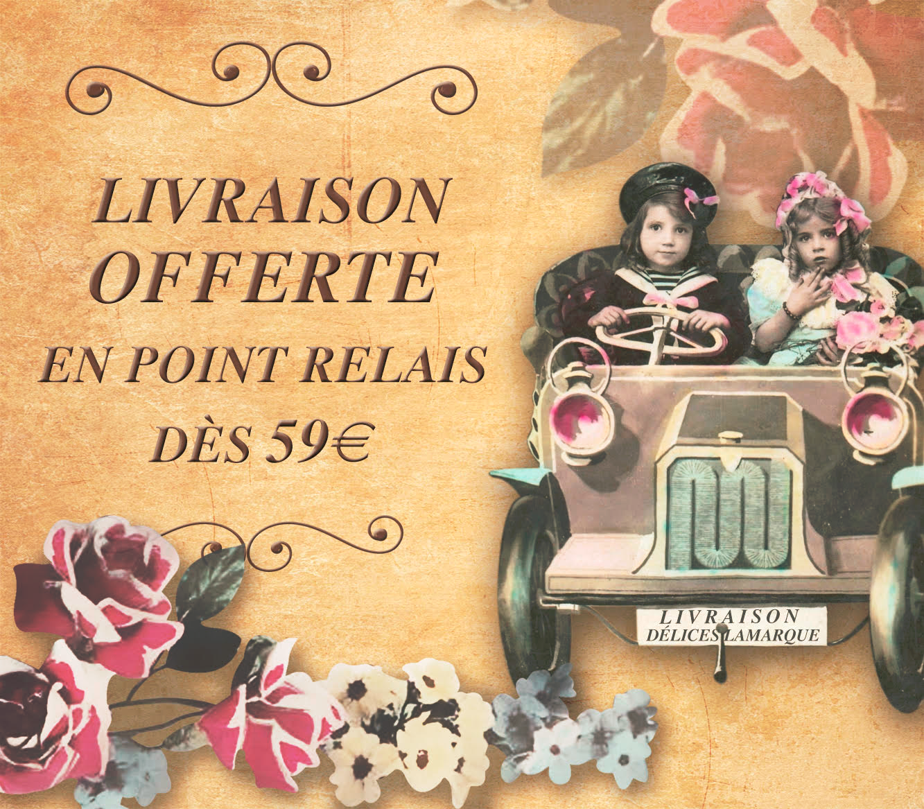 Livraison offerte en point relais dès 59 euros